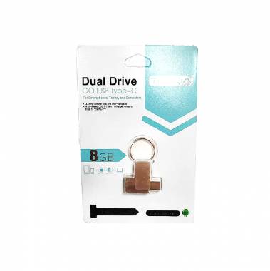 USB Stick Treqa UP-02 8-32GB USB 3.0 με σύνδεση USB-A & USB-C