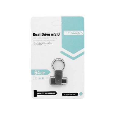 USB Stick Treqa UP-02 8-32GB USB 3.0 με σύνδεση USB-A & USB-C