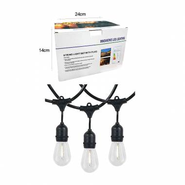 Εξωτερικά φώτα κρεμαστά γιρλάντα LED 5m 10L- Innovative LED lighting