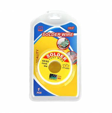 Σύρμα Ηλεκτροσυγκόλλησης 40/60 diam mm DT-4060 - Solder Wire + Rosin Flux