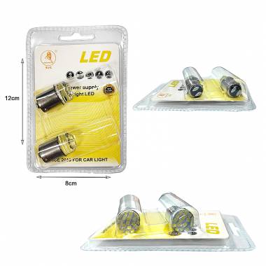 EJC Λάμπες Αυτοκινήτου L18N 1157 9LED 12V 2τμχ – Car LED light