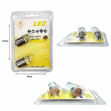 EJC Λάμπες Αυτοκινήτου L18N 1156 9LED 12V 2τμχ – Car LED light