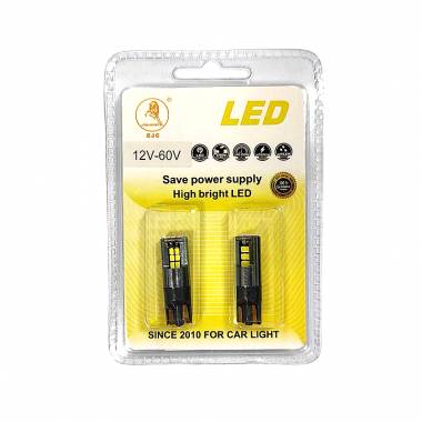EJC Λάμπες Αυτοκινήτου 2016 T10 15SMD 12-60V 2τμχ – Car LED light