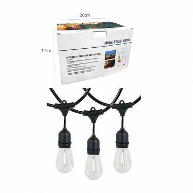 Εξωτερικά φώτα κρεμαστά γιρλάντα LED 5m 5L- Innovative LED lighting