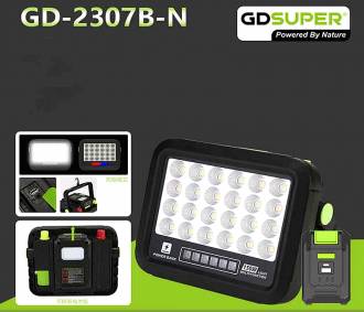 GDSuper Πολυλειτουργικός Προβολέας 150W Έκτακτης Ανάγκης 5V GD-2307B-N - Multi-Function Emergency Flood Light