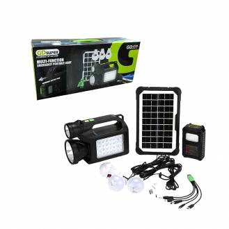 GDSuper Ηλιακό σύστημα φωτισμού 30W 28LED GD-C10 - Multi-Function Emergency Portable Light