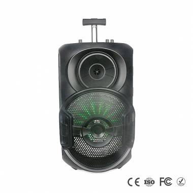 Φορητό ηχείο 30W με μικρόφωνο & τηλεχειριστήριο ZQS12106S 12"- Super bass wireless speaker