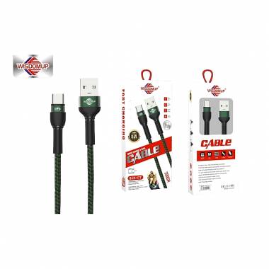 Wisdomup Καλώδια δεδομένων Type-C SJX-17T 5A 200cm γρήγορη φόρτιση