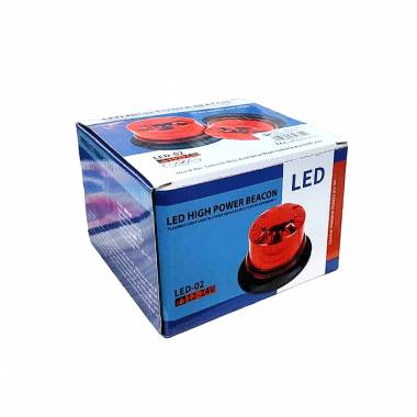 Φάρος Ασφαλείας Πορτοκαλί 12-24V LED-02 SJ-JD4521 – LED High Power Beacon Warning Light Turing Orange