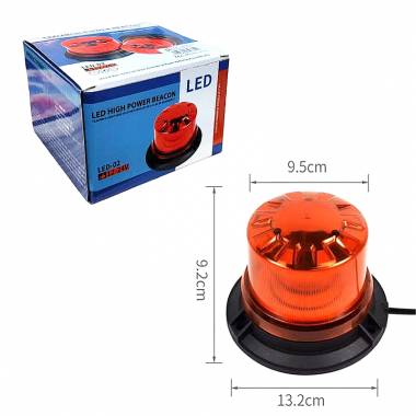 Φάρος Ασφαλείας Πορτοκαλί 12-24V LED-02 SJ-JD4521 – LED High Power Beacon Warning Light Turing Orange