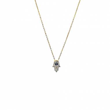 Γυναικείο Ατσάλινο Κολιέ Με Ματάκι – Women’s Steel Necklace