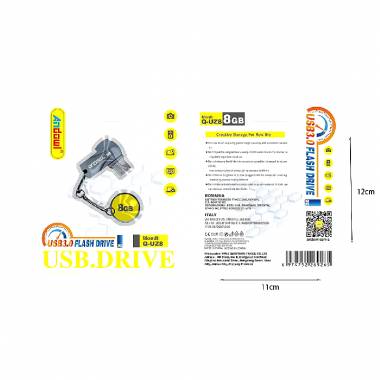 Andowl Στικάκι USB 3.0 Flash Drive 8GB Q-UZ8 - Flash Drive