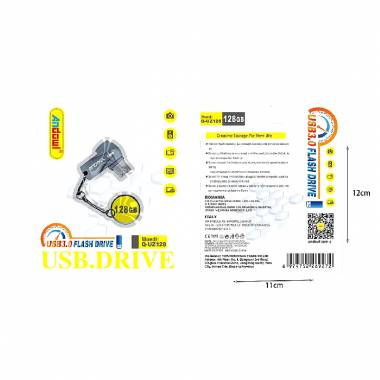 Andowl Στικάκι USB 3.0 Flash Drive 128GB Q-UZ128 - Flash Drive