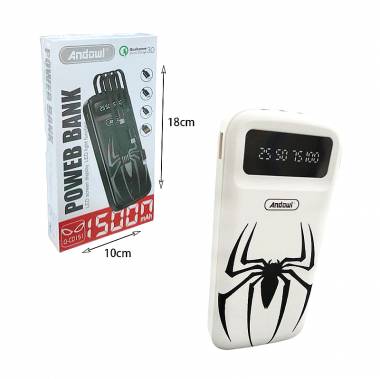 Andowl 15000mAh Power Bank Q-CD151 - LED Screen Display Power Bank