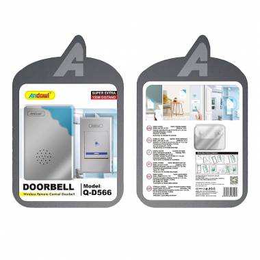 Andowl Q-D566 Aσύρματο κουδούνι πόρτας – Wireless remote control doorbell