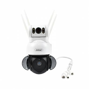 Andowl IP Κάμερα Παρακολούθησης Wi-Fi 4K Αδιάβροχη με Αμφίδρομη Επικοινωνία Q-SX920 - Foodlight Dual Camera