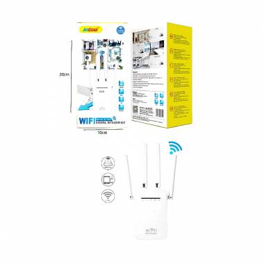 Andowl WiFi Extender Single Band (2.4GHz) 300Mbps Q-T84