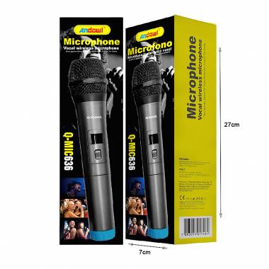 Andowl Ασύρματο Μικρόφωνο Q-MIC636 – Vocal Wireless Microphone
