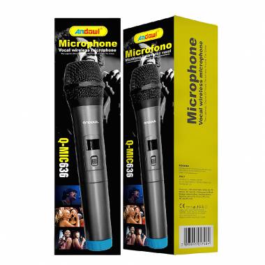 Andowl Ασύρματο Μικρόφωνο Q-MIC636 – Vocal Wireless Microphone