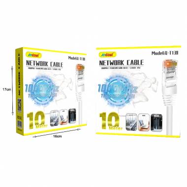 Andowl Καλώδιο δικτύου ethernet 10m 1000MHz Q-T139 - Net Work Cable Transmission Rate
