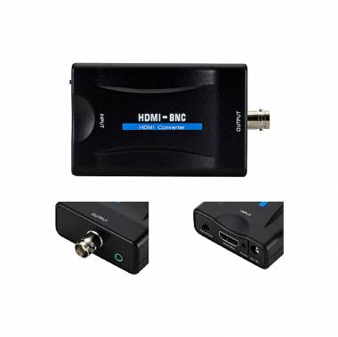 Andowl Μετατροπέας HDMI female σε BNC female QY-V07 - HDMI to BNC Video Converter