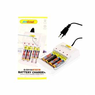 Andowl Φορτιστής μπαταρίας Ni-MH Μεγέθους AA/AAA Q-CD100  - Battery charger