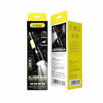 Andowl Επαναφορτιζόμενος φακός κατάδυσης Led Q-SD7 - Flashlight Work Light