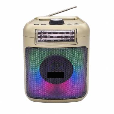Επαναφορτιζόμενο FM ράδιο 3" KTF-1421 - ΑΜ/FM/SW 3 band radio with USB/TF music player