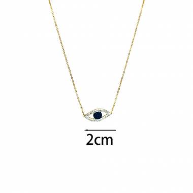 Γυναικείο Ατσάλινο Κολιέ Με Ματάκι – Women’s Steel Necklace