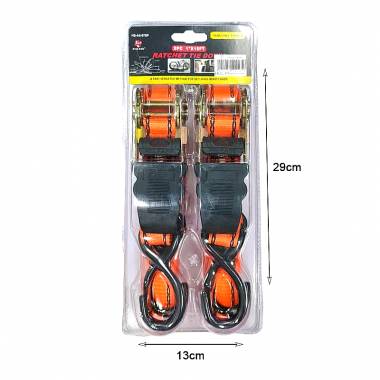 Zhexin Ιμάντας φορτίων 2τεμ 1" x 15FT - Λουριά για στερέωση φορτίου HS-A5-07SP -  Ratchet tie
