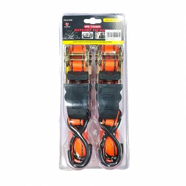 Zhexin Ιμάντας φορτίων 2τεμ 1" x 15FT - Λουριά για στερέωση φορτίου HS-A5-07SP -  Ratchet tie