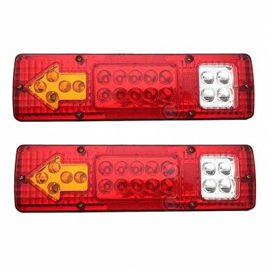 Σετ 2 Τεμαχίων Πίσω Φανάρι Φορτηγού LED 30 x 8.5 x 2.5 cm 12/24v