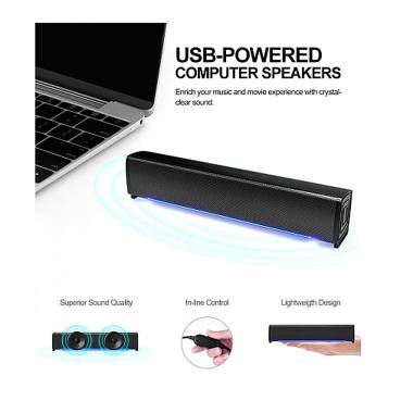 Andowl Q-T125 Ηχείο Υπολογιστή με Ισχύ 3W - Speakers