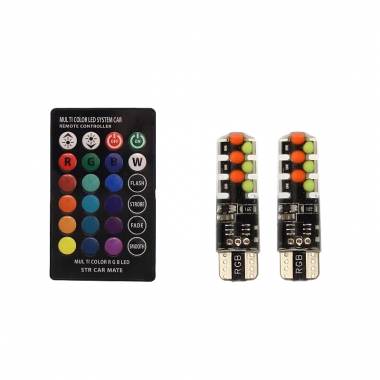 Ψείρες RGB LED αυτοκινήτου με χειριστήριο EJC - 12V Car LED lights