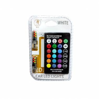 Ψείρες RGB LED αυτοκινήτου με χειριστήριο EJC - 12V Car LED lights