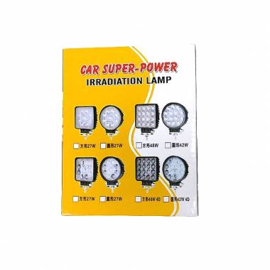 Προβολέας αυτοκινήτου 48W 3cm – Car SUPER-POWER Square