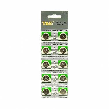T&E Μπαταρίες αλκαλικές 1.55V LR1130-389-G10 - Alkaline battery