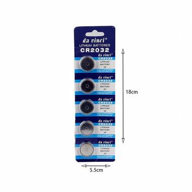 Μπαταρίες λιθίου CR2032 Da Vinci 5τεμ 3V - Lithium batteries