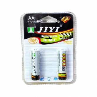 JIYI Επαναφορτιζόμενη μπαταρία ΑA Νi-MH 6800mAh 2τμχ - Rechargeable battery AA 2pcs