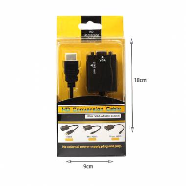 Μετατροπέας σήματος HDMI σε VGA - VGA to HDMI Converter Cable
