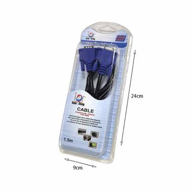 RUN&TENG Καλώδιο VGA αρσενικό-θηλυκό - VGA cable male-female 1.5 MT 550BB
