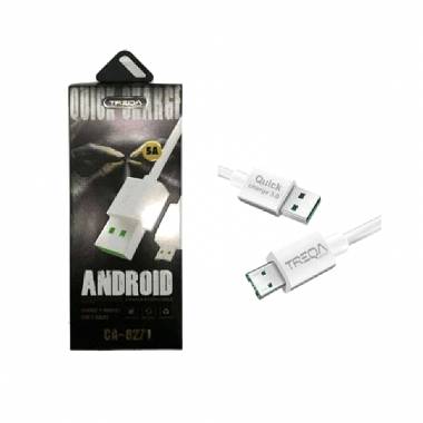 Treqa Καλώδιο Γρήγορης Φόρτισης Android QC3.0 Micro CA-8271 5A – Data cable Android Micro cable