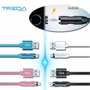 TREQA CA-8231 καλώδιο USB micro USB 3.0A 1m - USB cable
