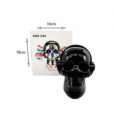 Ασύρματο ηχείο νεκροκεφαλή KMS-E80 - Skull Portable Bluetooth Speaker