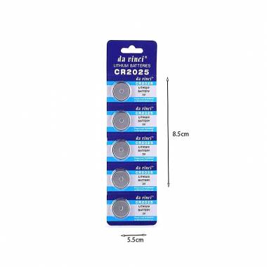 Da Vinci Μπαταρίες Λιθίου CR2025 3V 5τμχ - Lithium battery