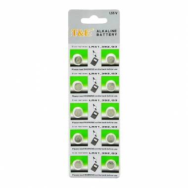 T&E Μπαταρίες αλκαλικές 1.55V LR41.392.G3 - Alkaline battery