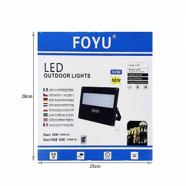 FOYU LED προβολέας 50W - FOYU LED Outdoor lights