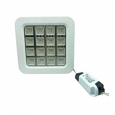 LED φωτιστικό οροφής λευκό φως 25W 220V - LED PANEL LIGHT SQUARE WHITE