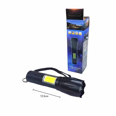 Επαναφορτιζόμενος Φακός LED - COB light flashlight
