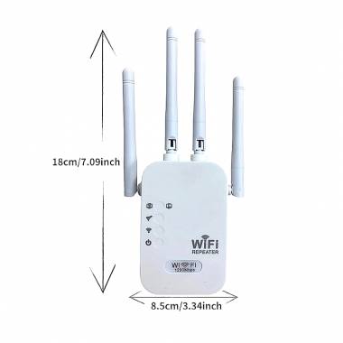 3σε1 WiFi Repeater/Router/AP 1200Mbps U7AC1200RE - 3in1 WiFi Repeater/Router/AP 1200Mbps